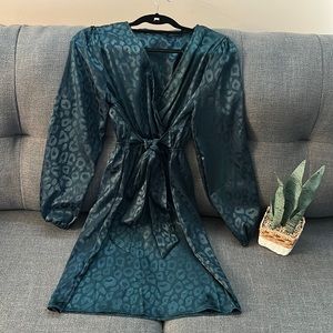 Forest Green Long Sleeve Dress